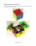 Rubik's 3x3x3 Cube - Copyright J. A. Storer